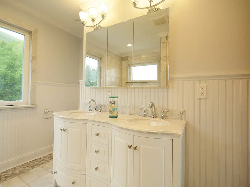 renovated bathroom